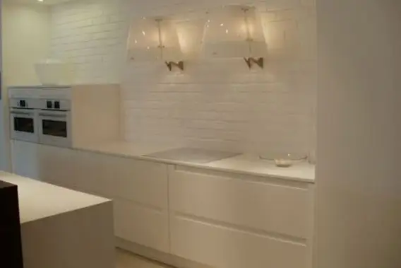 Elkamino Dom projektas - dekoratyvinė plytų siena